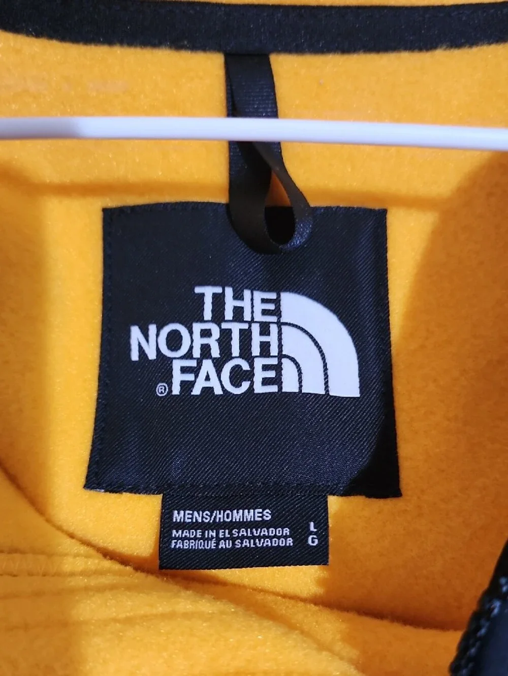 The North Face Men’s Summit Gold and Black Denali Fleece Jacket